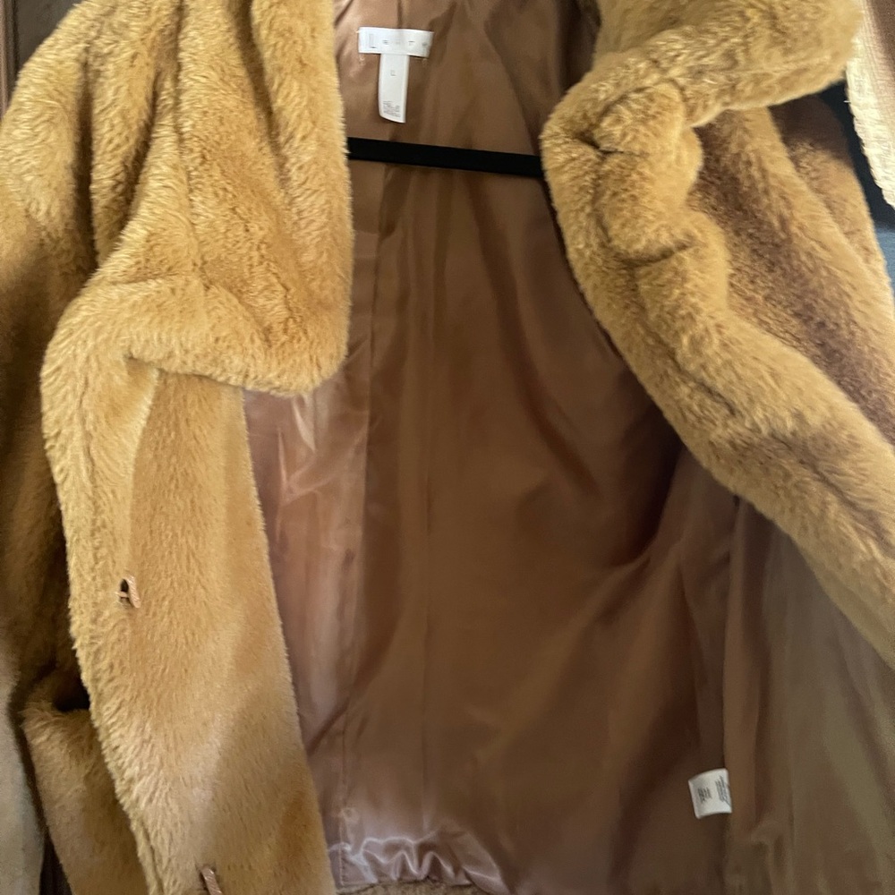 Leith Camel Teddy Jacket - Picture 8 of 8
